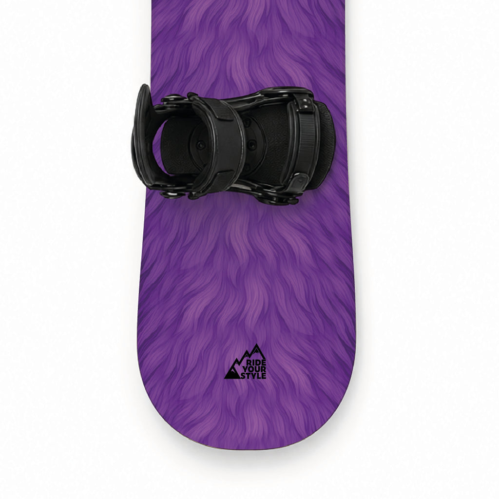Kinder-Snowboard mit Designfolie »Monster« beklebt – rückstandslos ablösbar