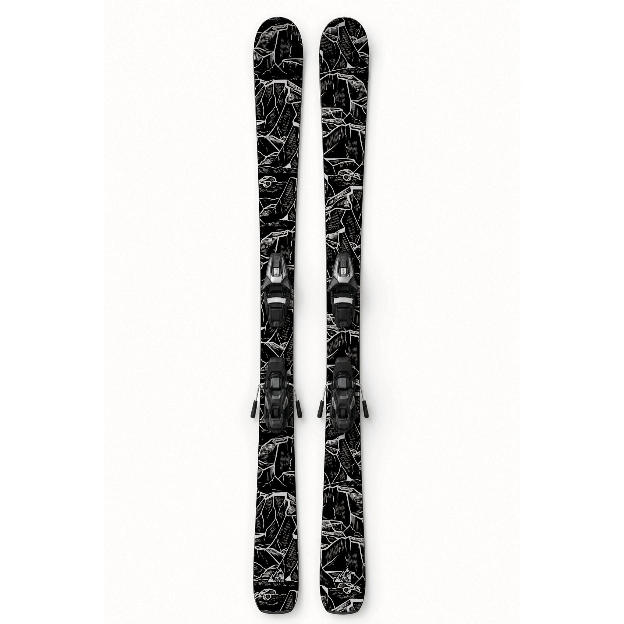 Ski-Designfolie »Gipfelkette« von RIDE YOUR STYLE – Bergpanorama-Motiv