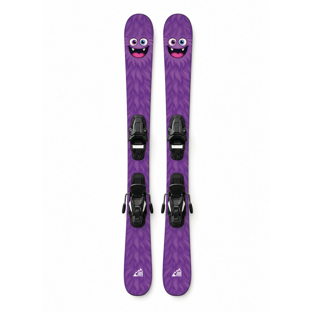 Kinder-Ski-Designfolie »Monster« von RIDE YOUR STYLE – buntes Monster-Motiv