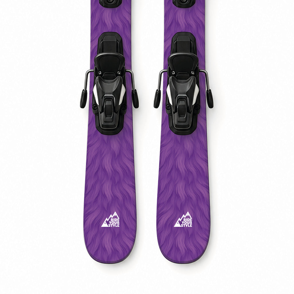 Kinder-Ski mit Designfolie »Monster« beklebt – rückstandslos ablösbar