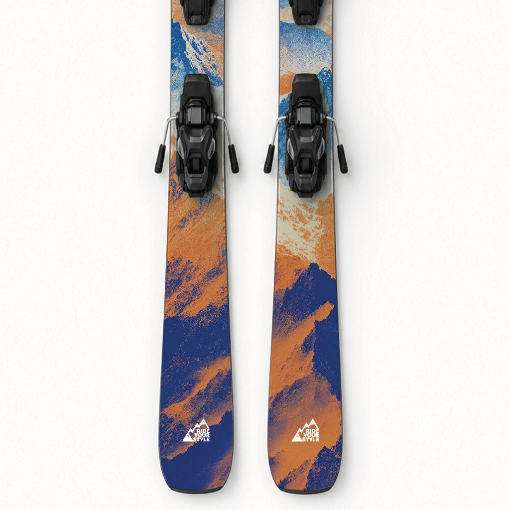 Ski mit Designfolie »Summit« beklebt – rückstandslos ablösbar
