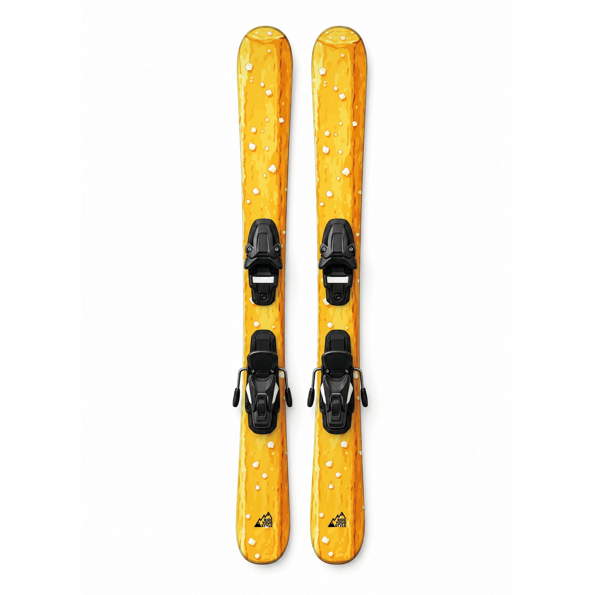 Kinder-Ski-Designfolie »Pommes« von RIDE YOUR STYLE – Pommes-Motiv