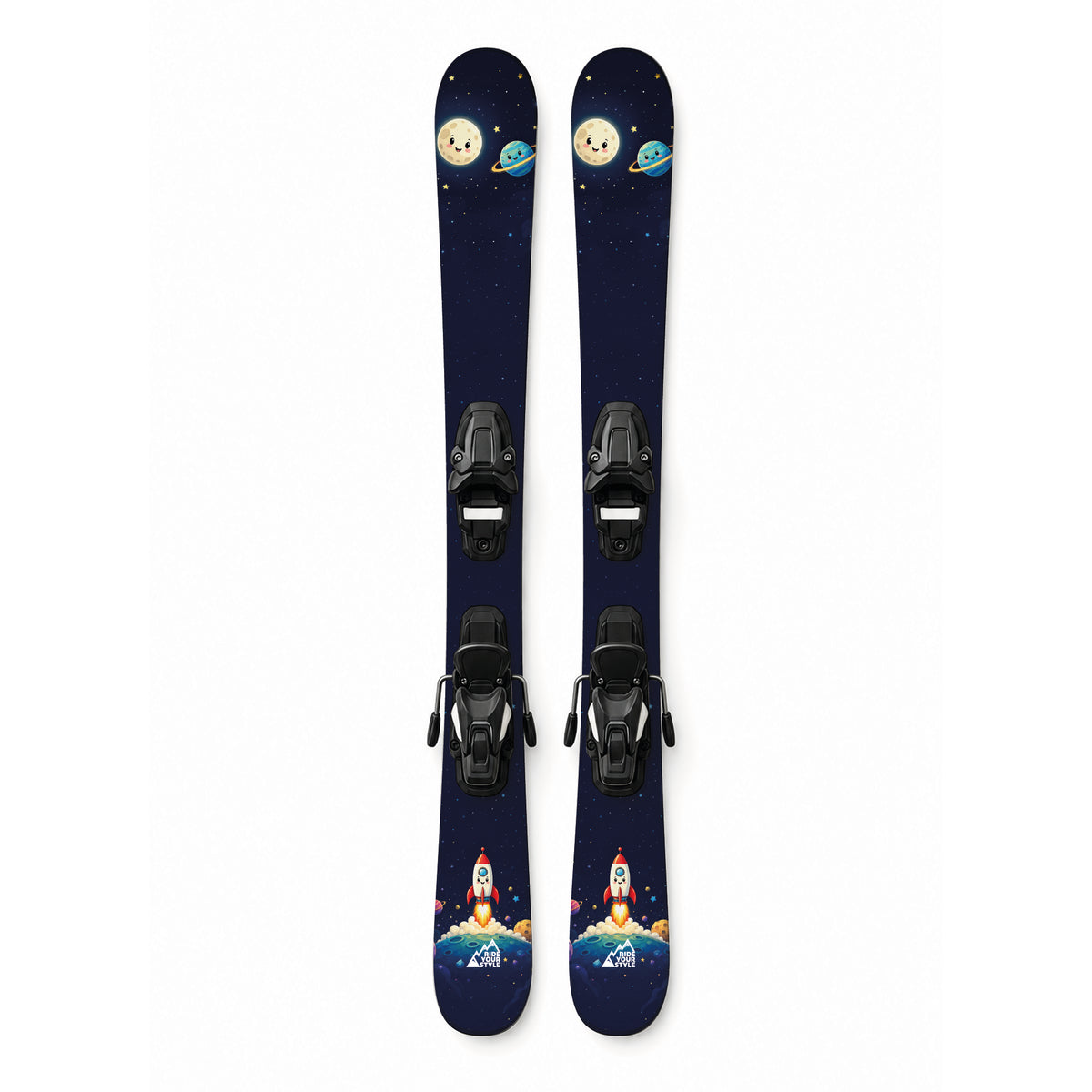 Kinder-Ski-Designfolie »Weltraum« von RIDE YOUR STYLE – Weltraum-Motiv
