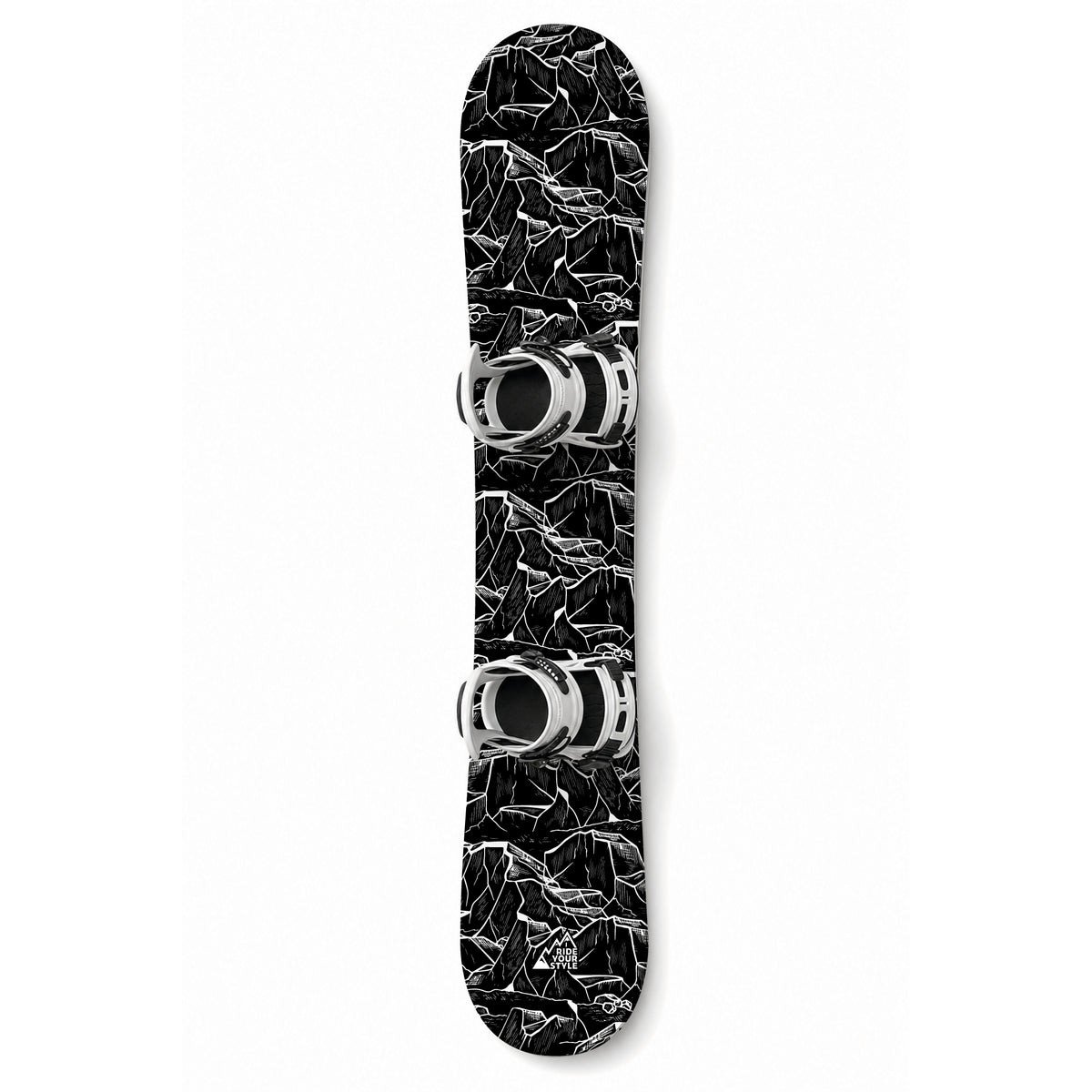 Snowboard-Designfolie »Gipfelkette« von RIDE YOUR STYLE – Bergpanorama-Motiv