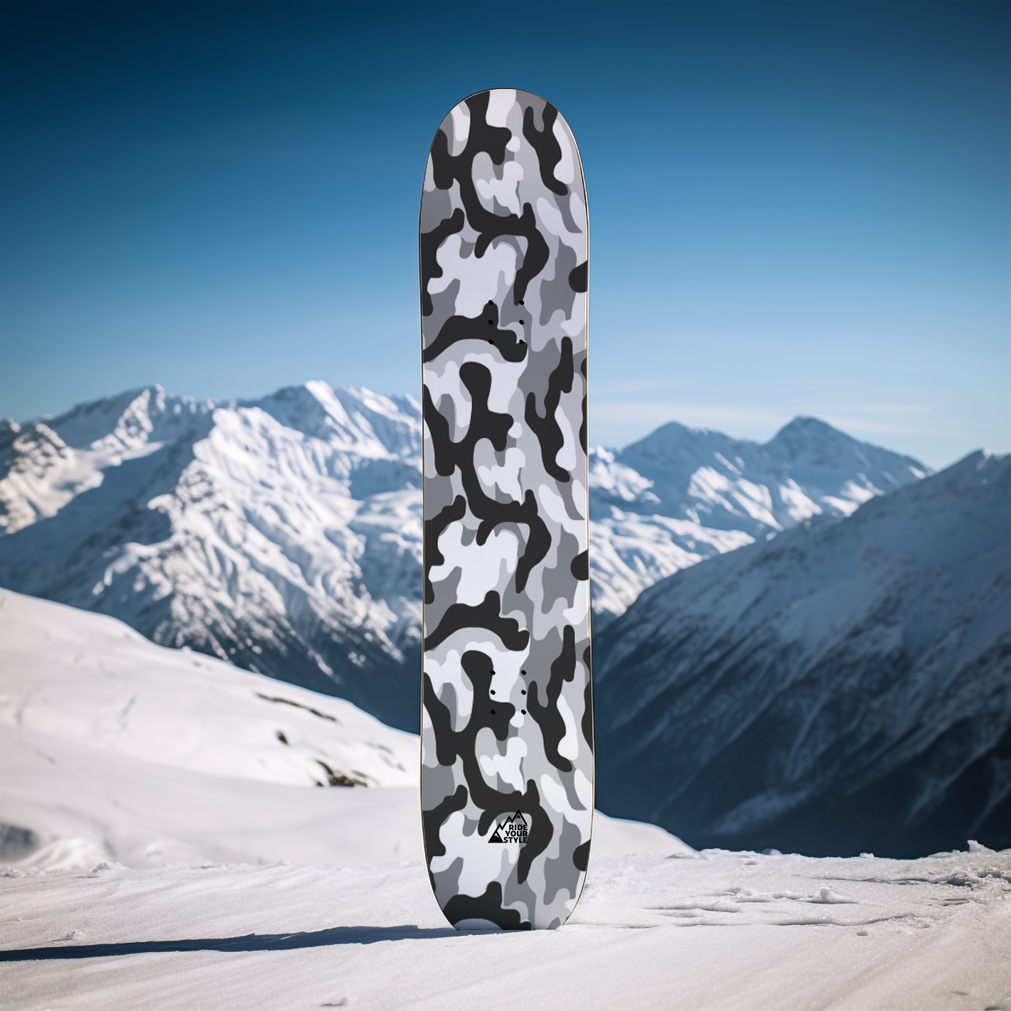 Snowboard Design "Camo Berg"