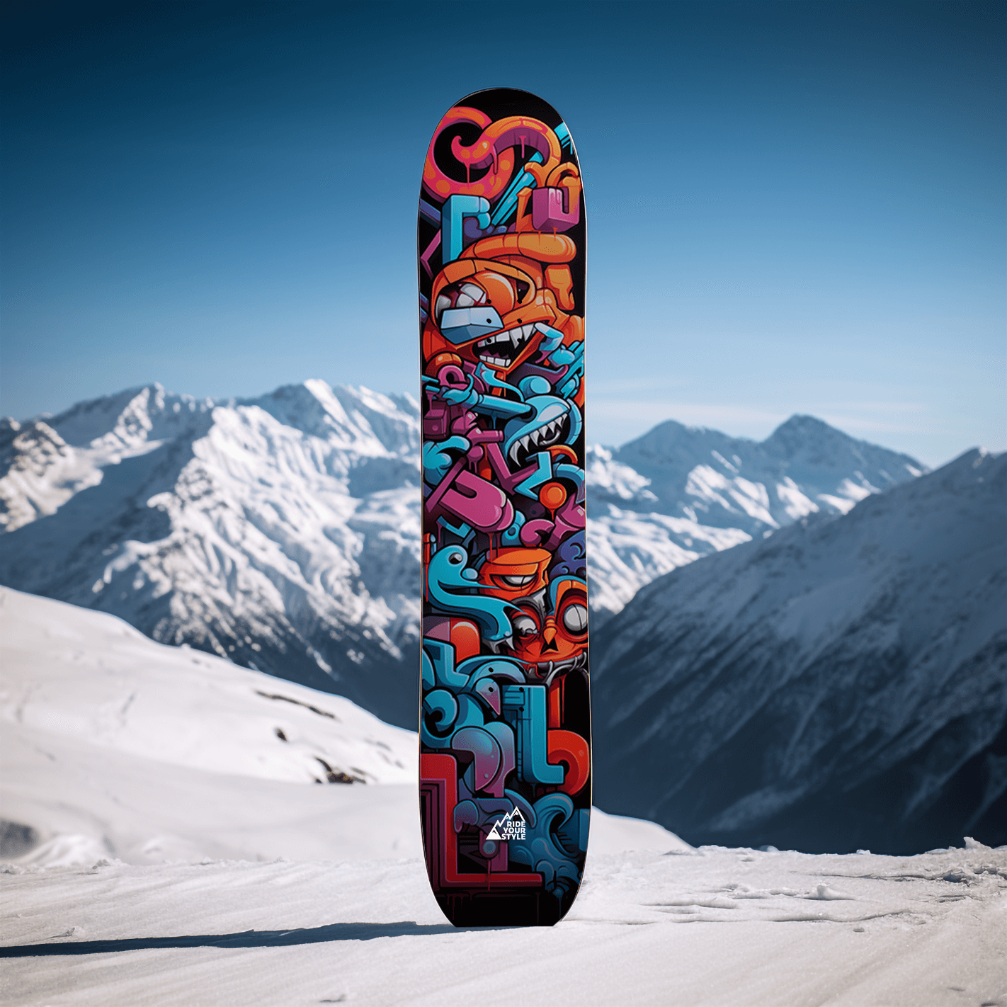 Snowboard Design "Graffiti"