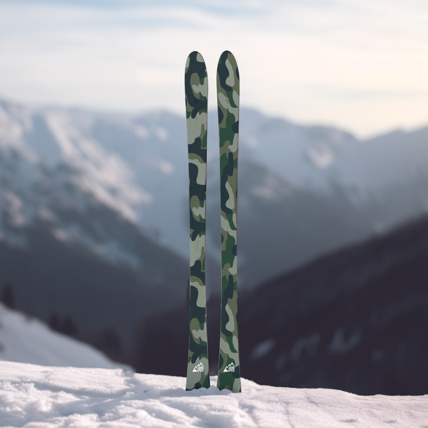 Ski Design "Camo Wald"