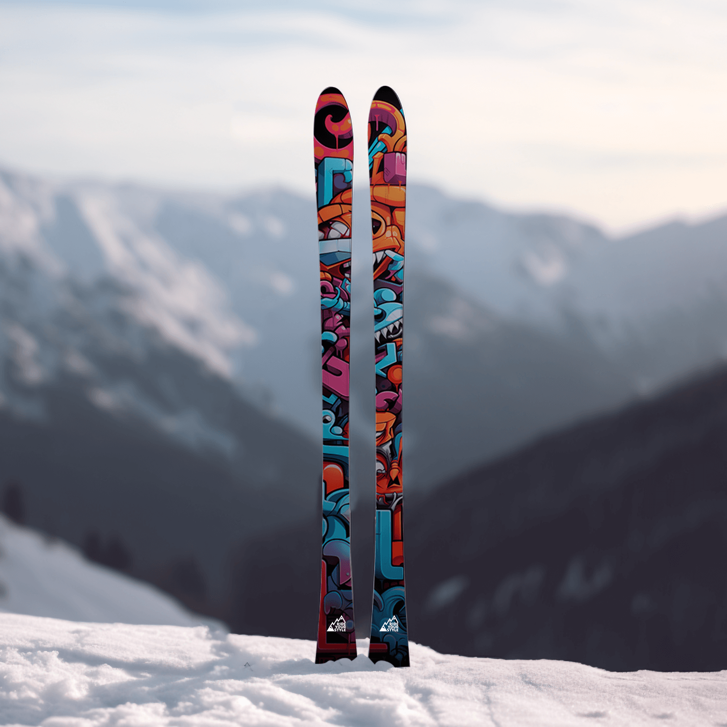 Ski Design "Graffiti"