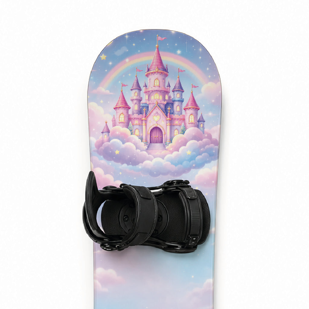 Kinder-Snowboard-Designfolie »Einhorn« – Detailansicht des Einhorn-Designs