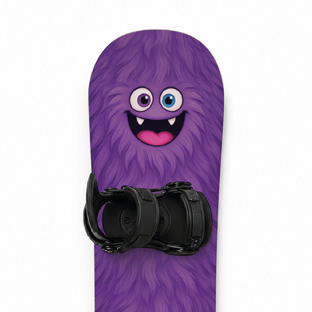 Kinder-Snowboard-Designfolie »Monster« – Detailansicht des Monster-Designs