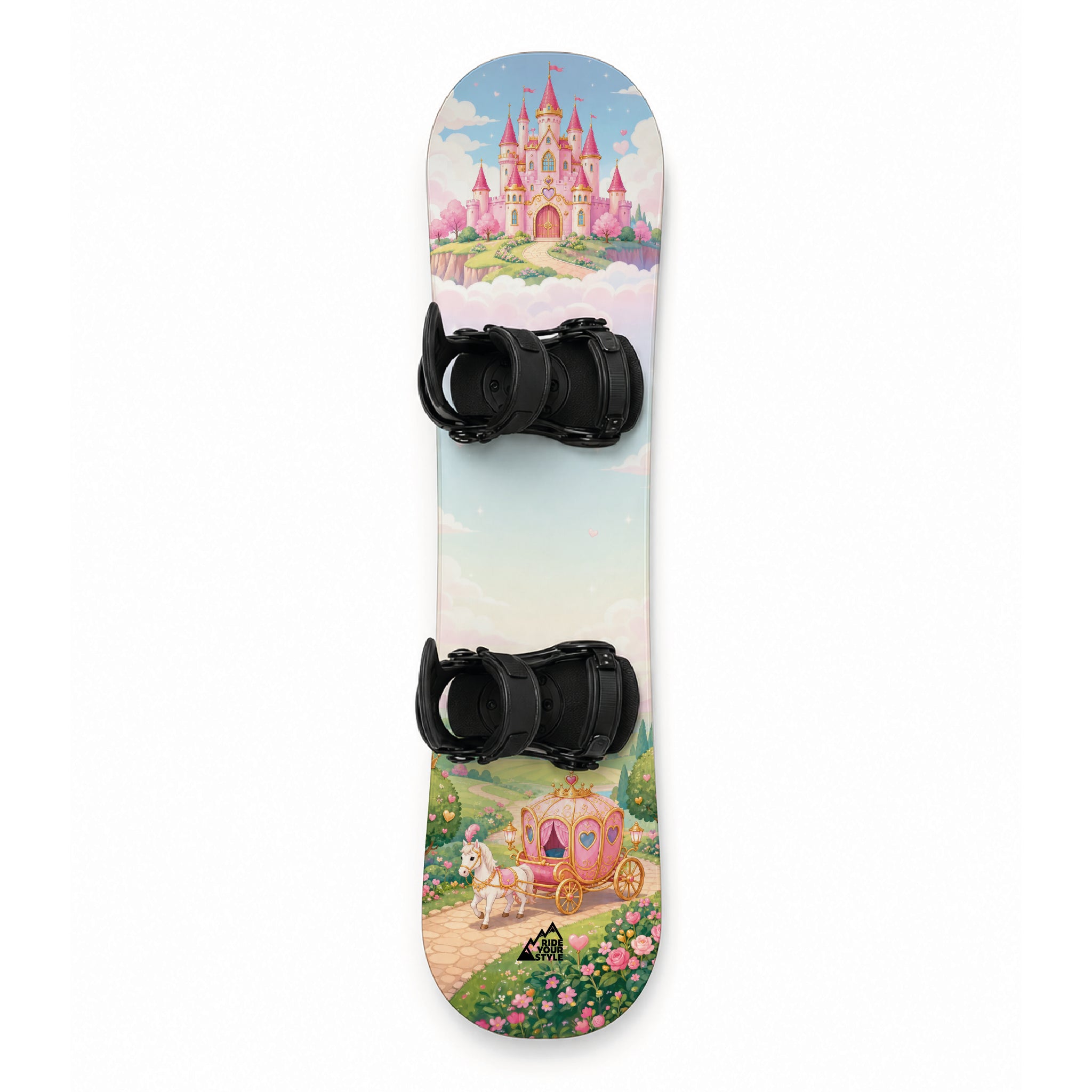 Kinder-Snowboard-Designfolie »Prinzessin« von RIDE YOUR STYLE – Prinzessinnen-Motiv
