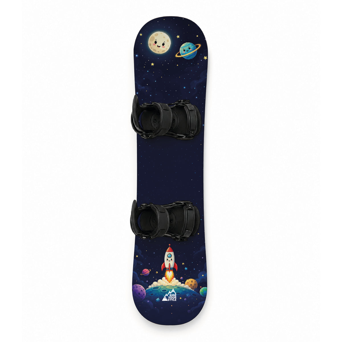 Kinder-Snowboard-Designfolie »Weltraum« von RIDE YOUR STYLE – Weltraum-Motiv