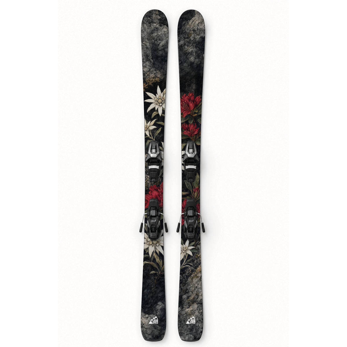 Ski-Designfolie »Alpenflora« von RIDE YOUR STYLE – Alpenblumen-Print