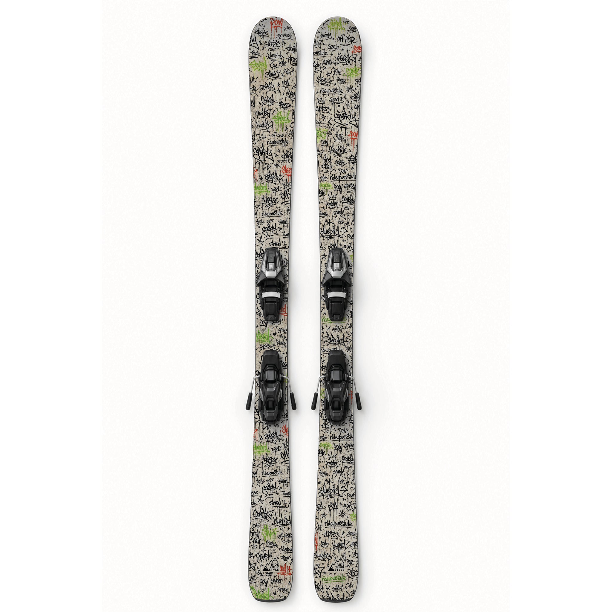 Ski-Designfolie »Streetart« von RIDE YOUR STYLE – Graffiti-Look