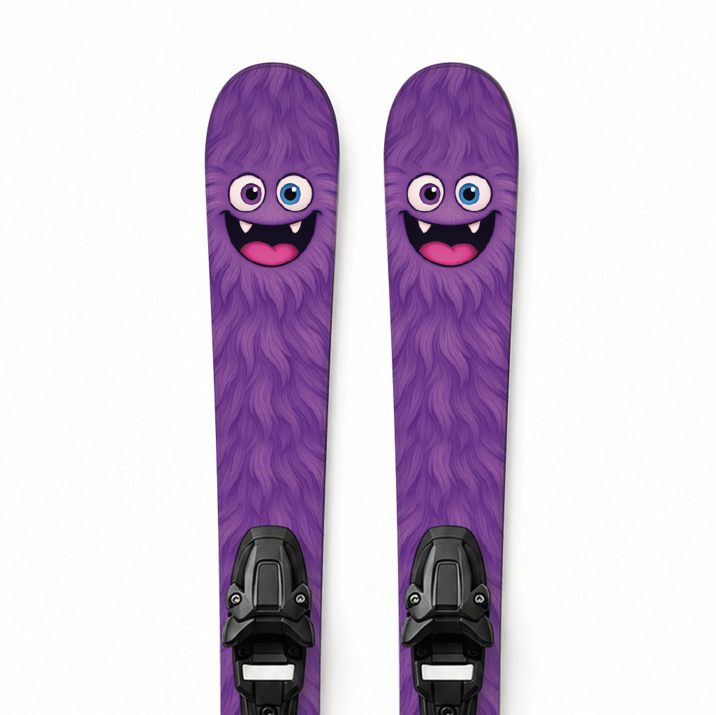 Kinder-Ski-Designfolie »Monster« – Detailansicht des Monster-Designs