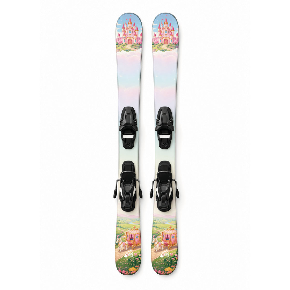 Kinder-Ski-Designfolie »Prinzessin« von RIDE YOUR STYLE – Prinzessinnen-Motiv
