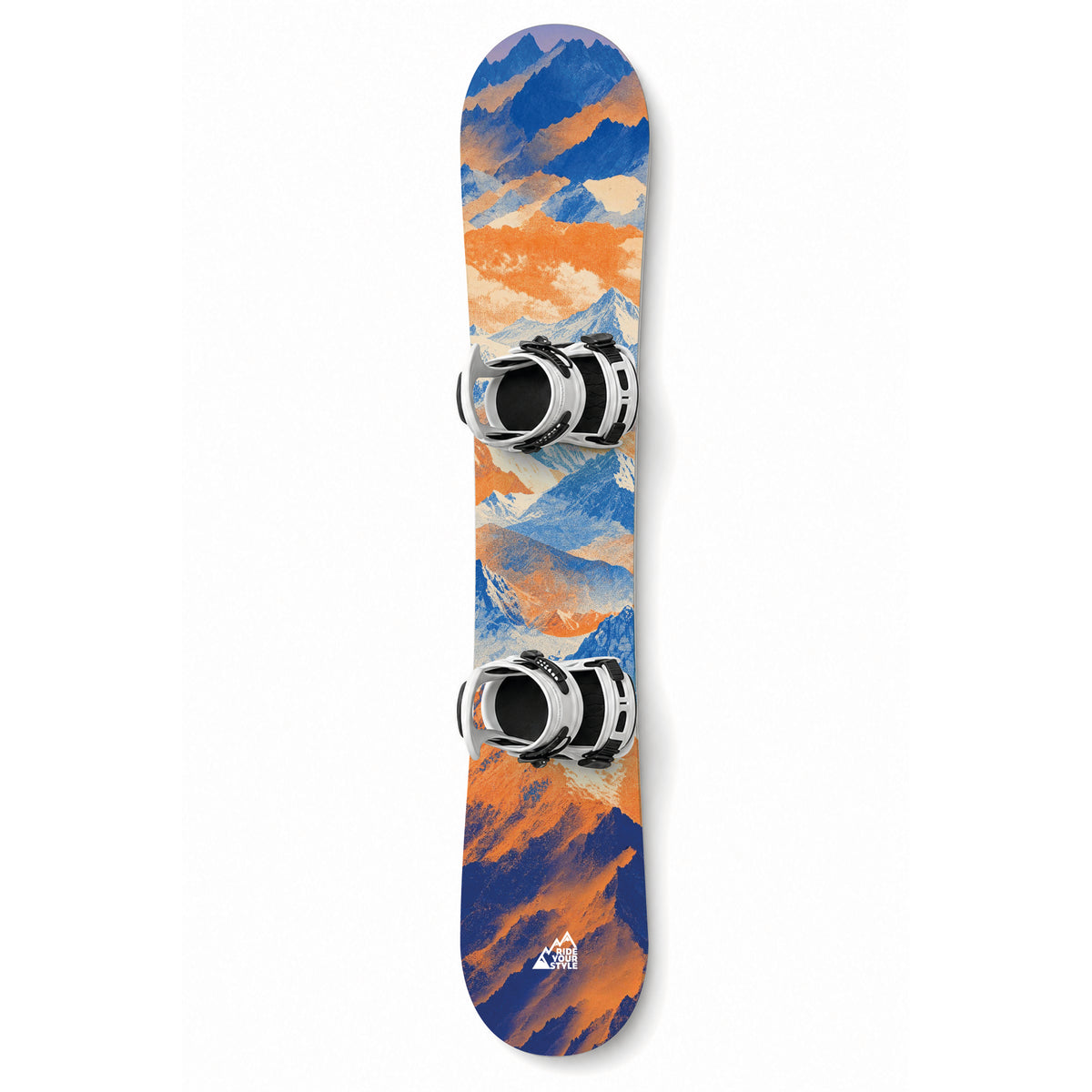 Snowboard-Designfolie »Summit« von RIDE YOUR STYLE – Berggipfel-Motiv