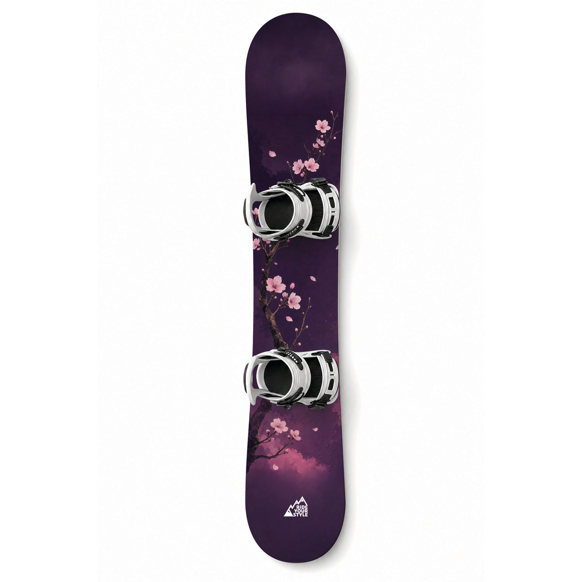 Snowboard-Designfolie »Sakura« von RIDE YOUR STYLE – Kirschblüten-Motiv